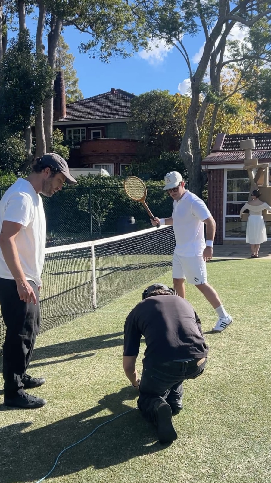 Behind the scenes on the AEOS shoot